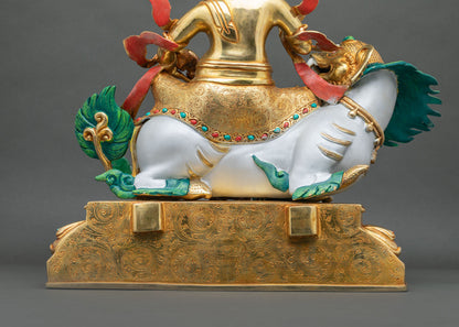 Guardian King Namtoshe Vaishravana Statue | Handcrafted in Nepal