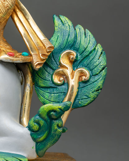 Guardian King Namtoshe Vaishravana Statue | Handcrafted in Nepal