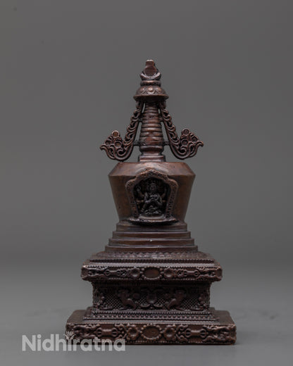 Nepalese Namgyalma Stupa | Lost Wax Crafted Tibetan Religious