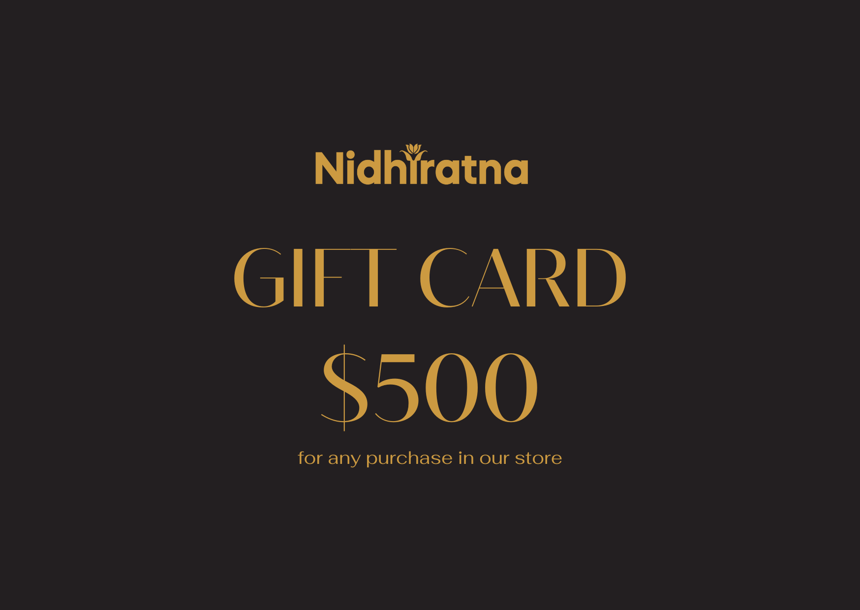 Nidhiratna Gift Card
