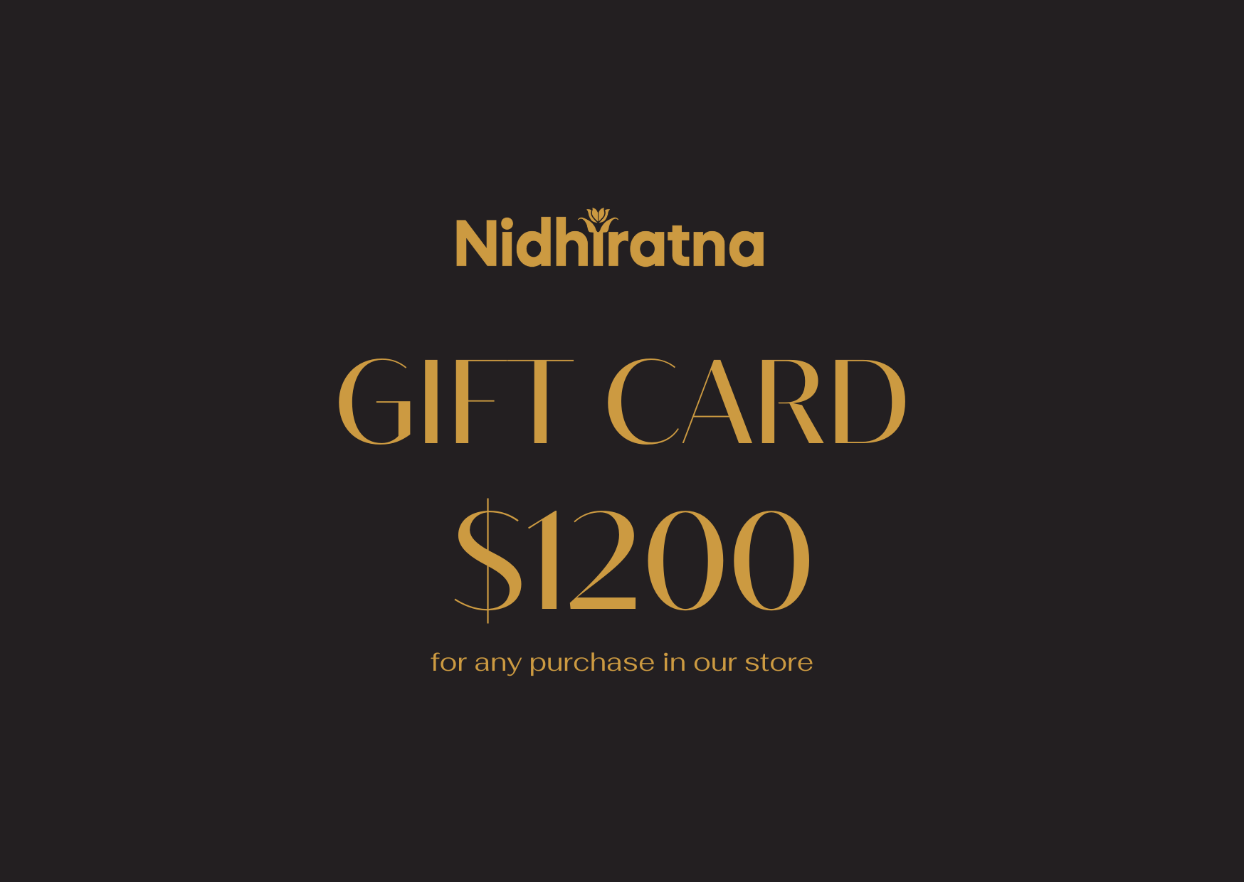 Nidhiratna Gift Card
