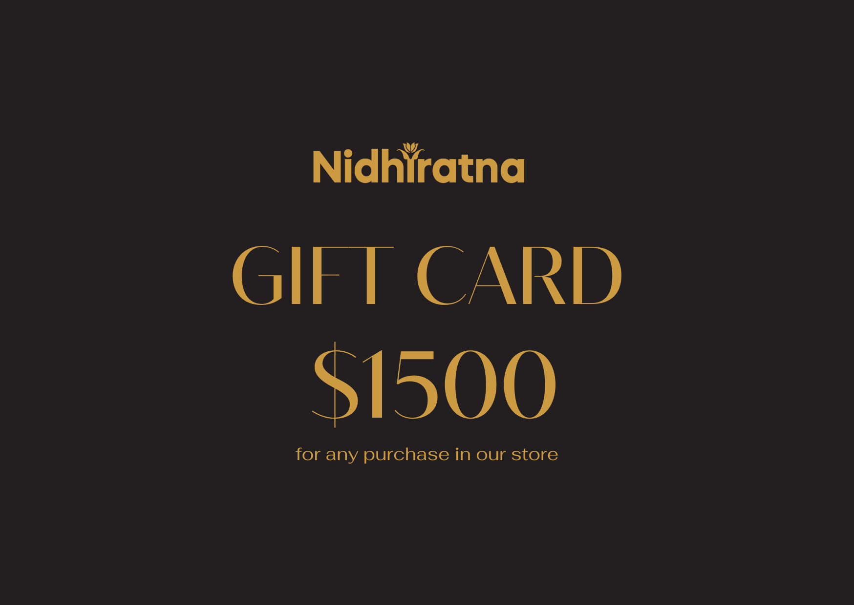 Nidhiratna Gift Card