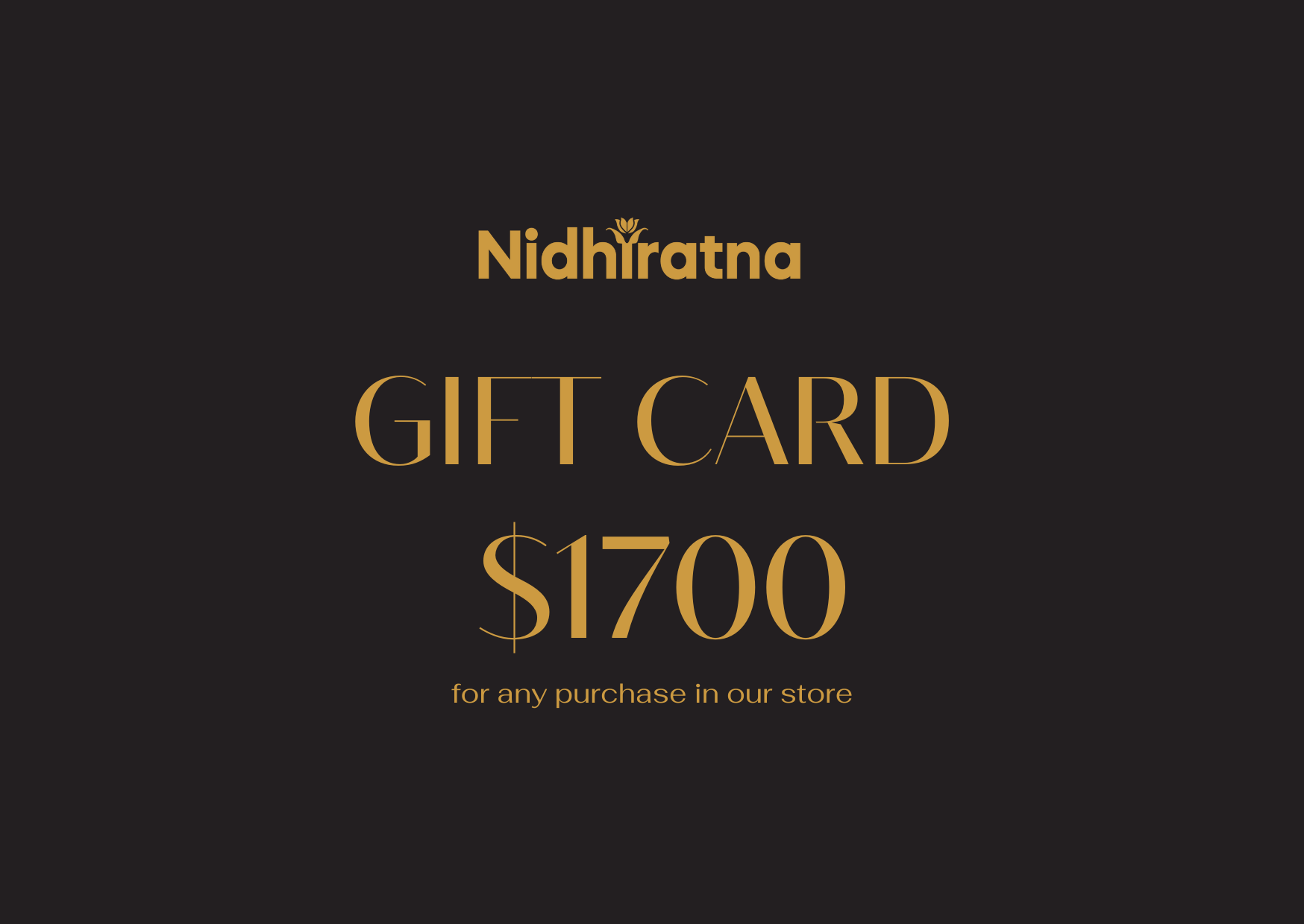 Nidhiratna Gift Card