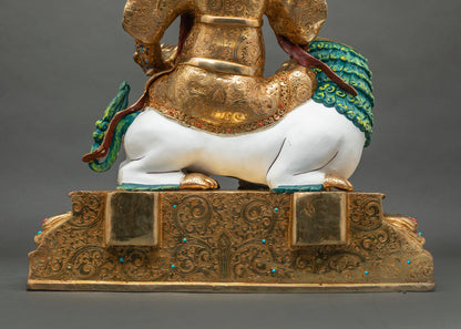 Vaishravana Namtoshe Statue | Royal Guardian King of Wealth & Dharma