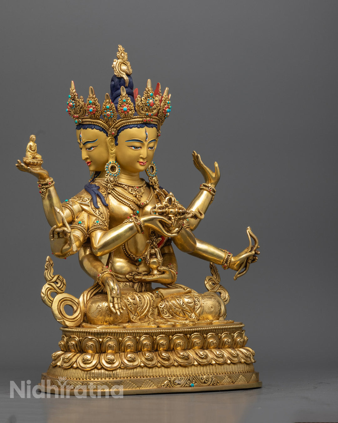 Order Your Gold Gilded Namgyalma Statue Today – Bring Home a Symbol of Longevity