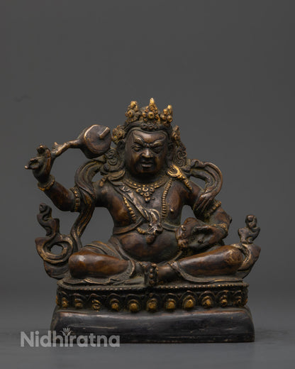 Tibetan Dzambhala Statue | Sacred Buddhist Idol for Money