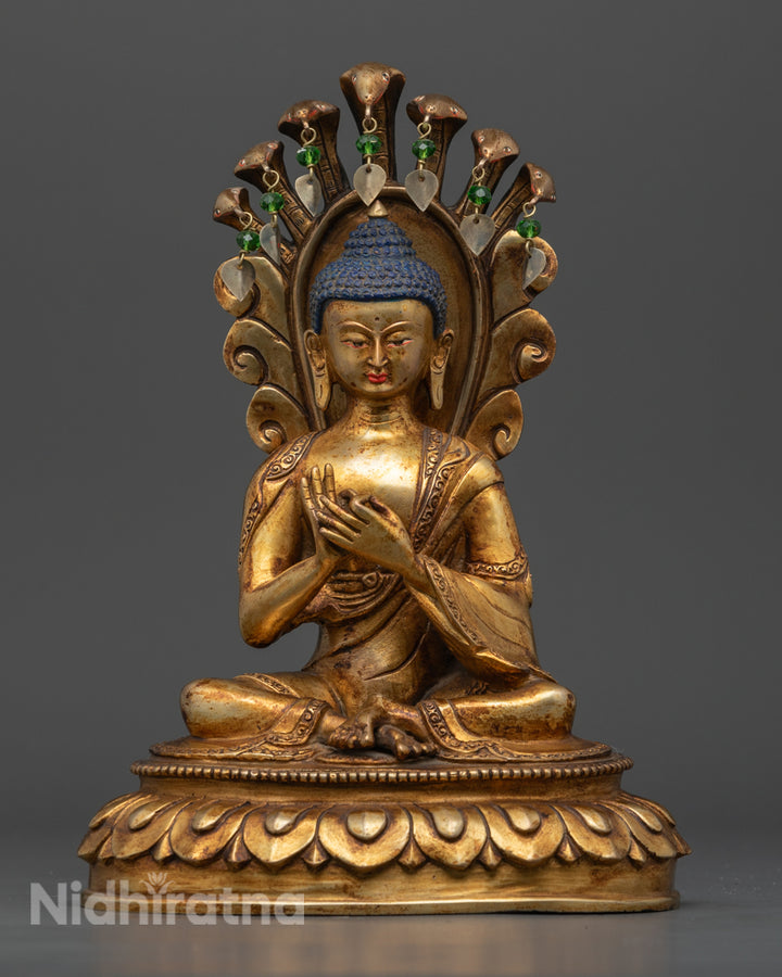 Antique Nagarjuna Statue | Himalayan Buddhist Sculpture