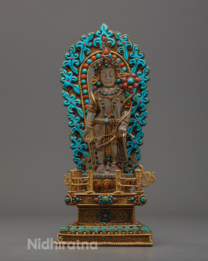 Avalokiteshvara Padmapani Statue | Stone Body