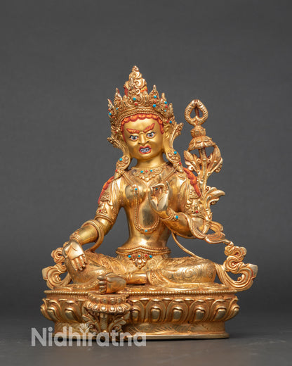 Pagmë Nönma Subduer Suffering Tara gold statue compassionate Buddha manifestation