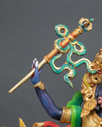 Handmade Palden Lhamo Statue | Tibetan Spiritual Artwork