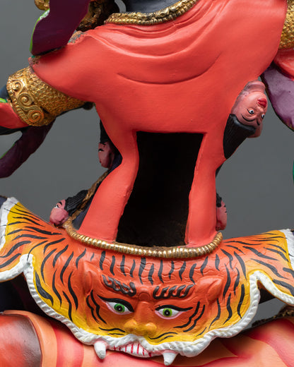 Handmade Palden Lhamo Statue | Tibetan Spiritual Artwork