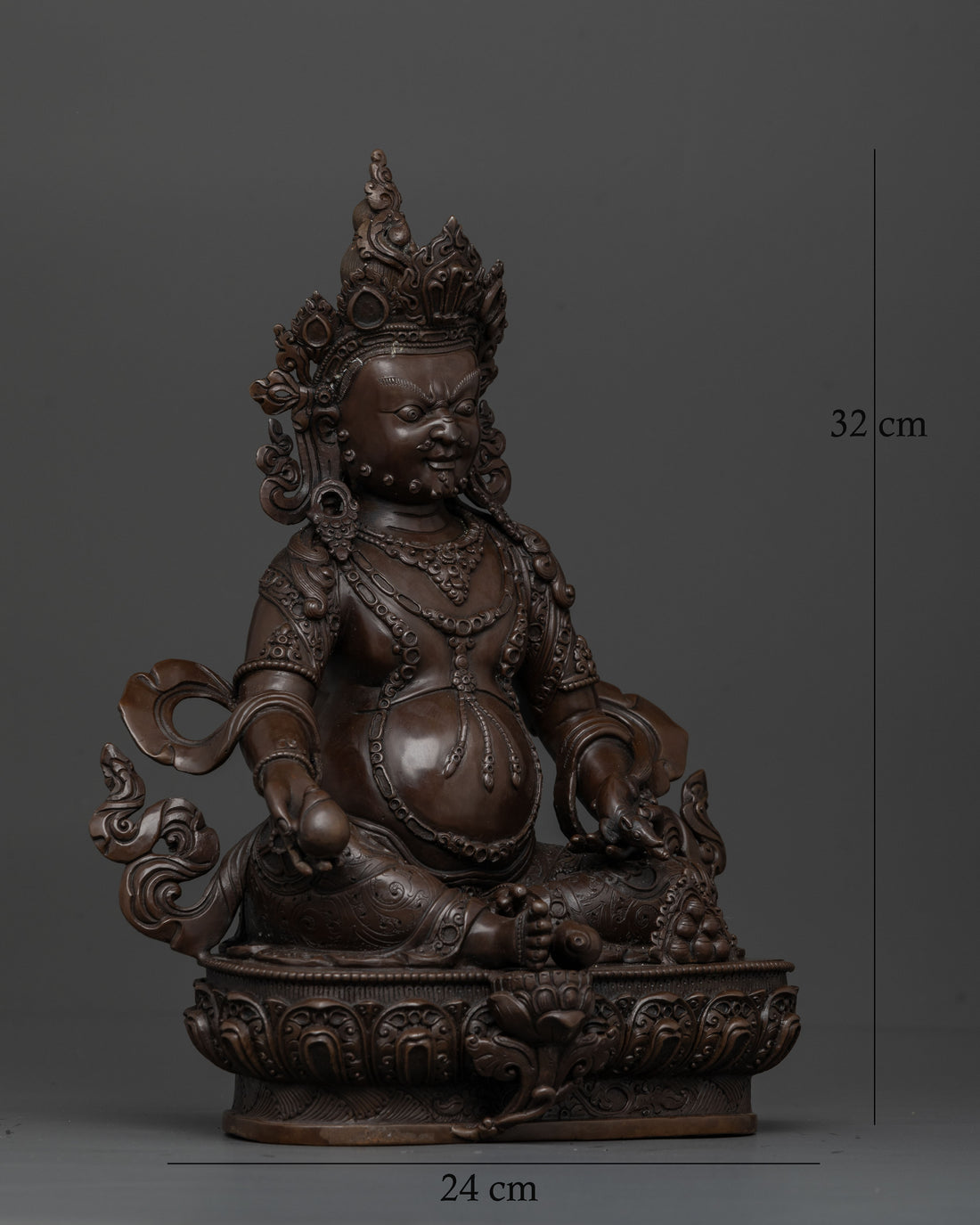 Sacred Dzambhala Statue: Blessings of Prosperity