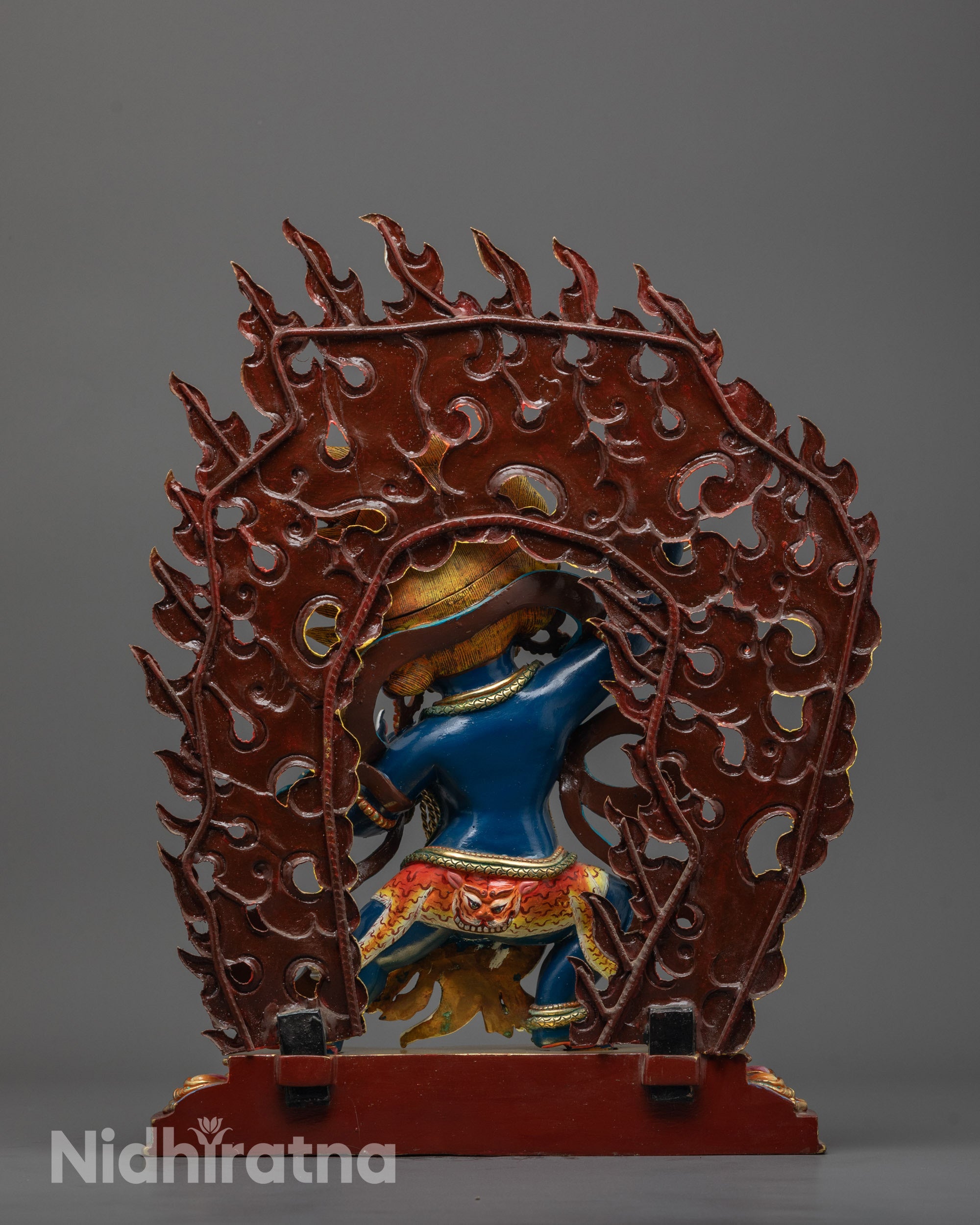 Powerful Vajrapani Statue for Protection and Strength Featuring Hand-Carved Details
