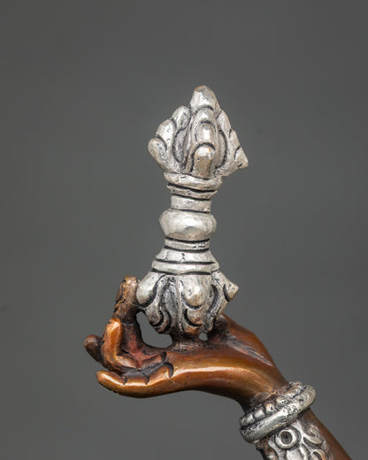 Oxidized Prajnaparamita Copper Statue – Perfection of Wisdom Sculpture