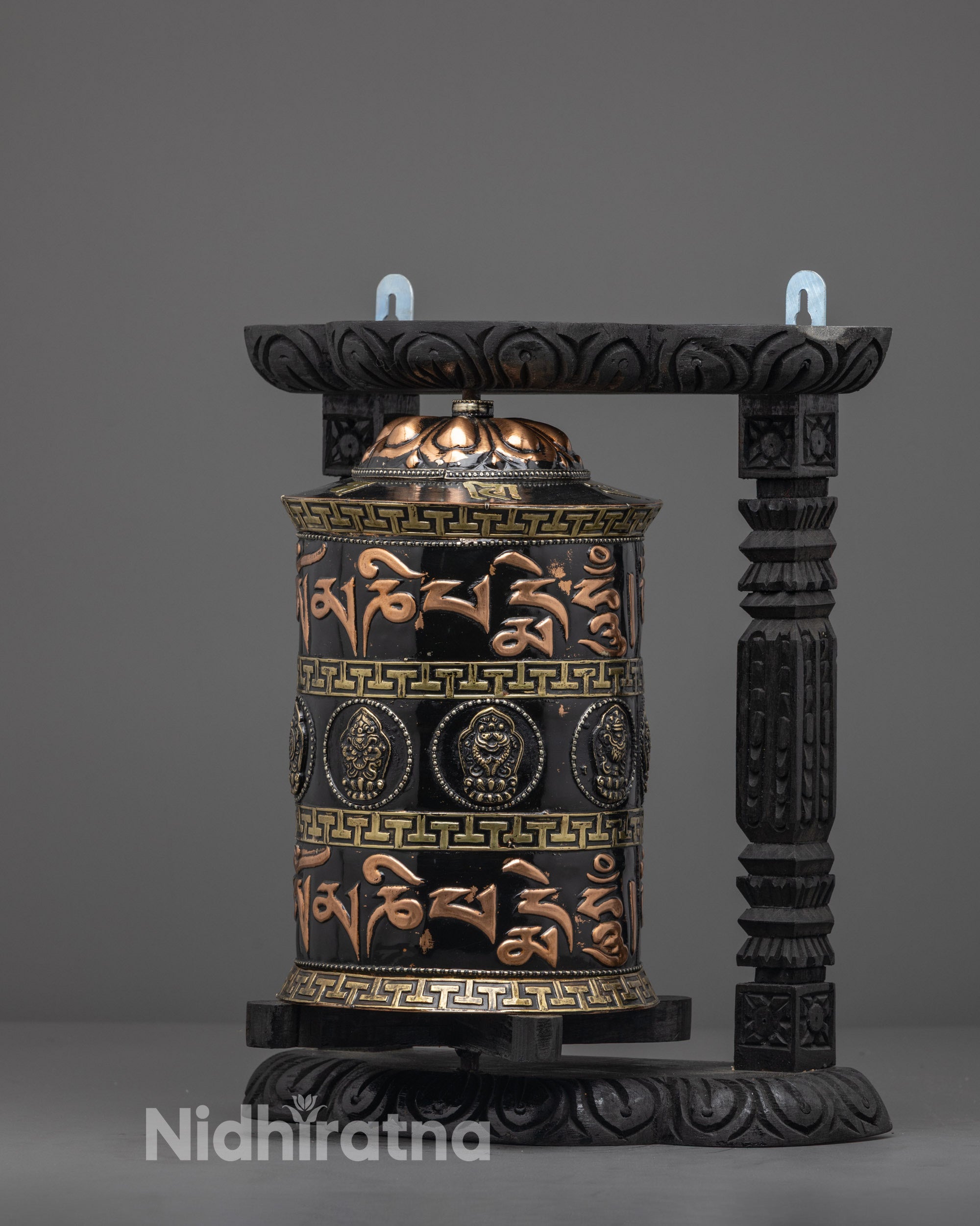 Classic Prayer Wheel | Expert Craftsmanship for Home or Shrine