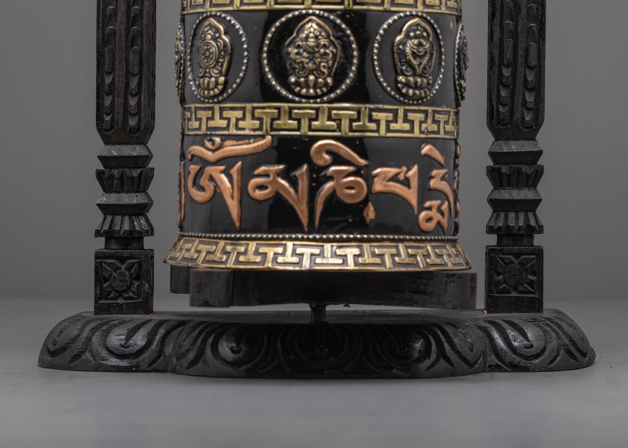 Classic Prayer Wheel | Expert Craftsmanship for Home or Shrine