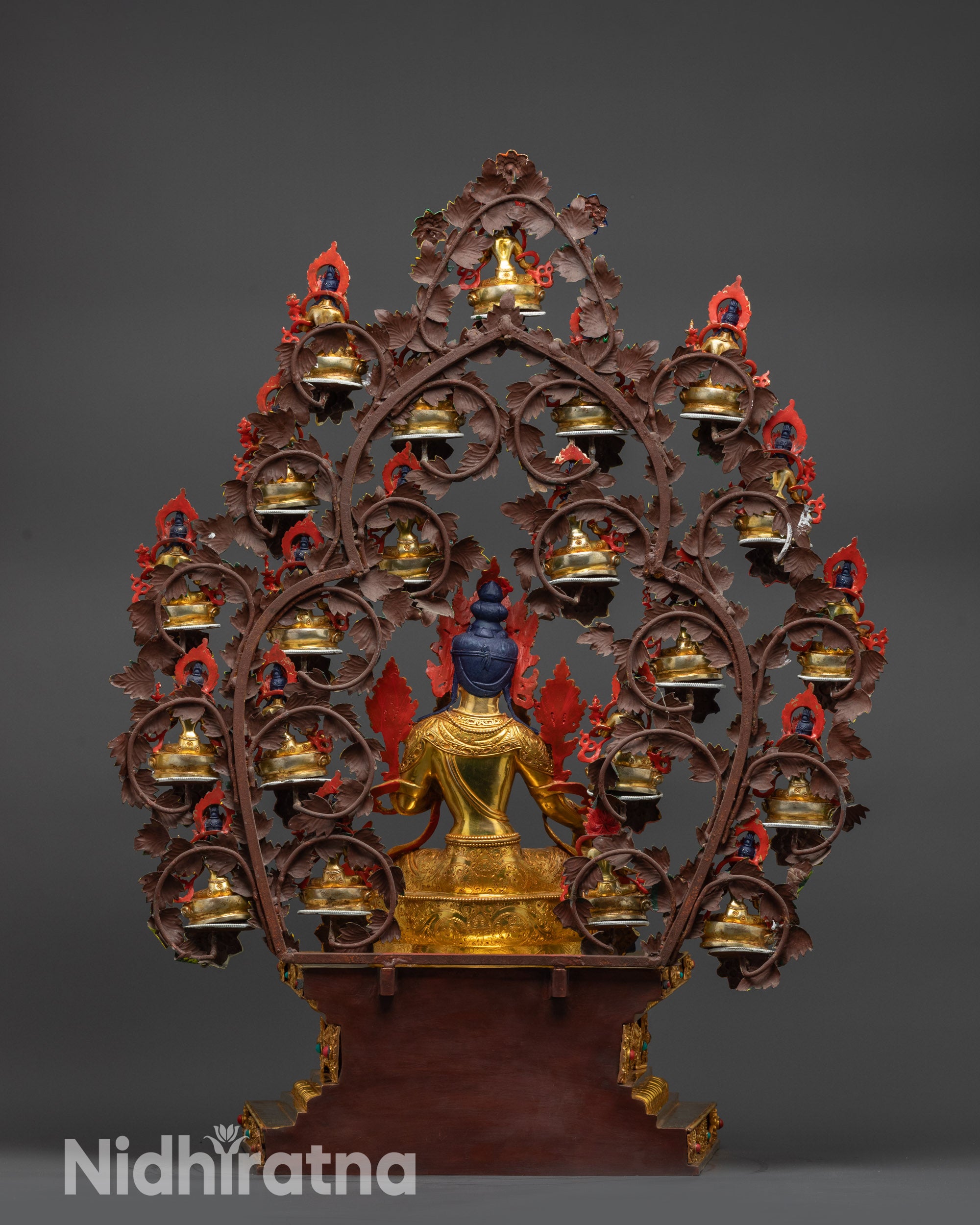 Premium Himalayan Buddhist 21 Tara Deity Ensemble representing divine feminine energy