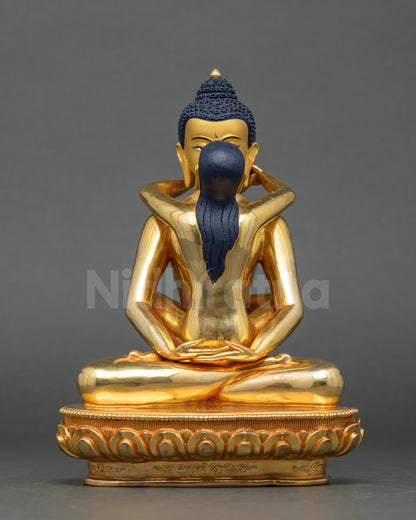 Primordial Samantabhadra Buddha Statue in consort with Samantabhadri Nepal