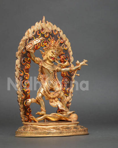 Rahula Buddhist Sculpture Set | Traditional Nepalese Art