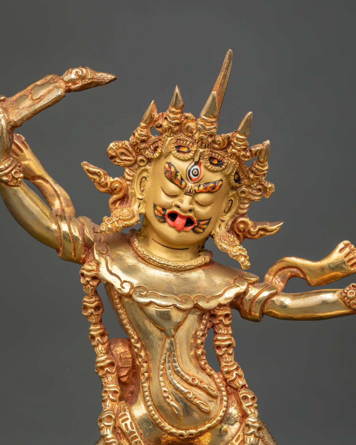 Rahula Buddhist Sculpture Set | Traditional Nepalese Art