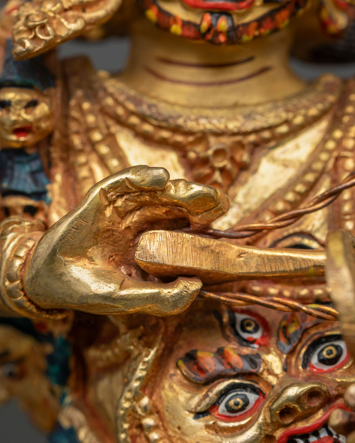 Rahula Buddhist Sculpture Set | Traditional Nepalese Art