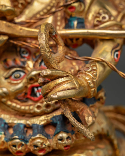 Rahula Buddhist Sculpture Set | Traditional Nepalese Art