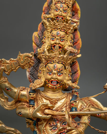 Rahula Buddhist Sculpture Set | Traditional Nepalese Art