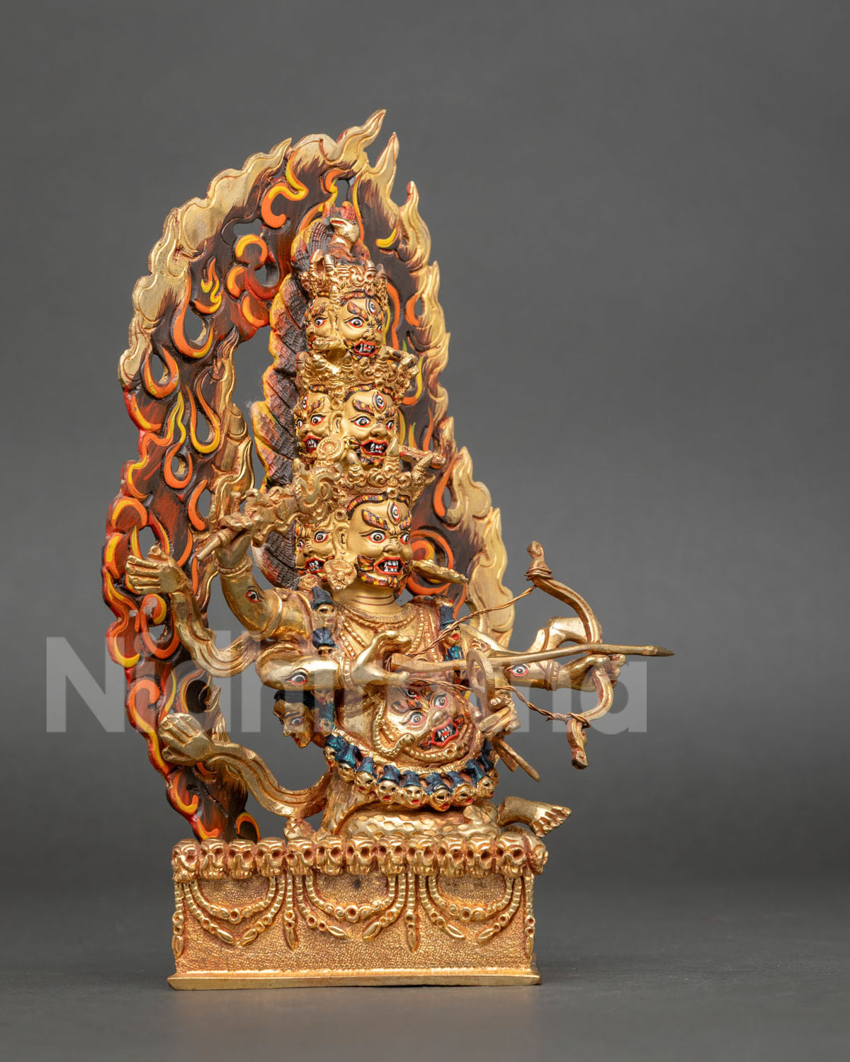 Rahula Buddhist Sculpture Set | Traditional Nepalese Art