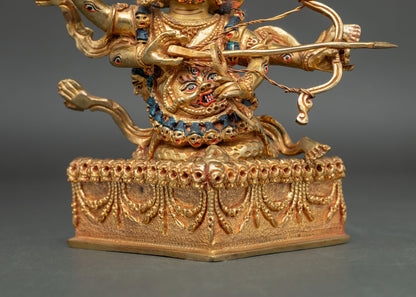 Rahula Buddhist Sculpture Set | Traditional Nepalese Art