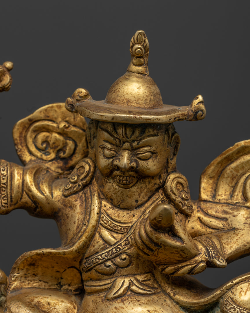 Dorje Legpa Statue | Hand-Carved Buddhist Sculpture