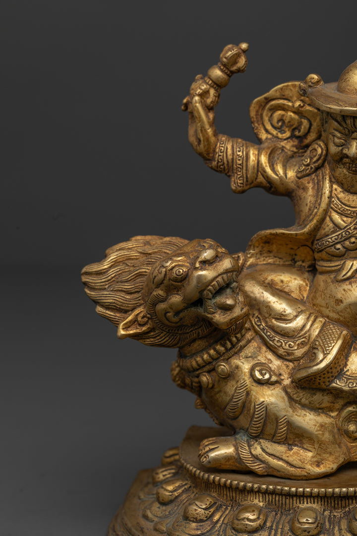 Dorje Legpa Statue | Hand-Carved Buddhist Sculpture