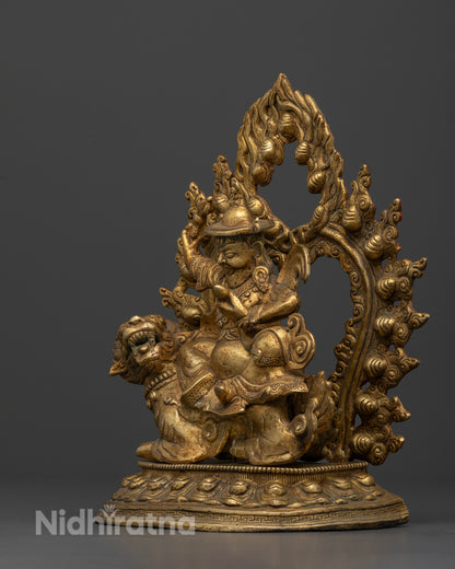 Dorje Legpa Statue | Hand-Carved Buddhist Sculpture