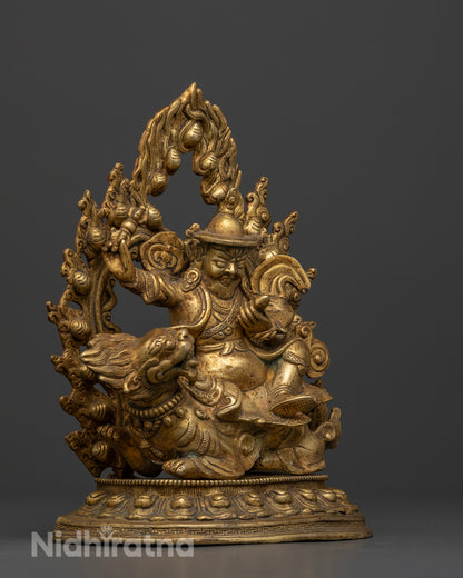 Dorje Legpa Statue | Hand-Carved Buddhist Sculpture
