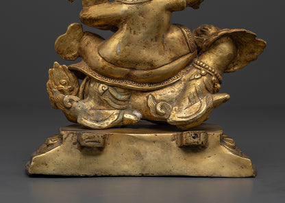 Dorje Legpa Statue | Hand-Carved Buddhist Sculpture