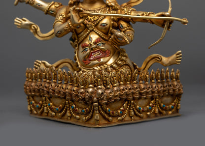 Handcrafted Rahula Sculpture | Spiritual Buddhist Art for Sacred Space