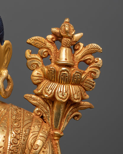 Rear view of Jigme Lingpa Statue showing intricate detailing