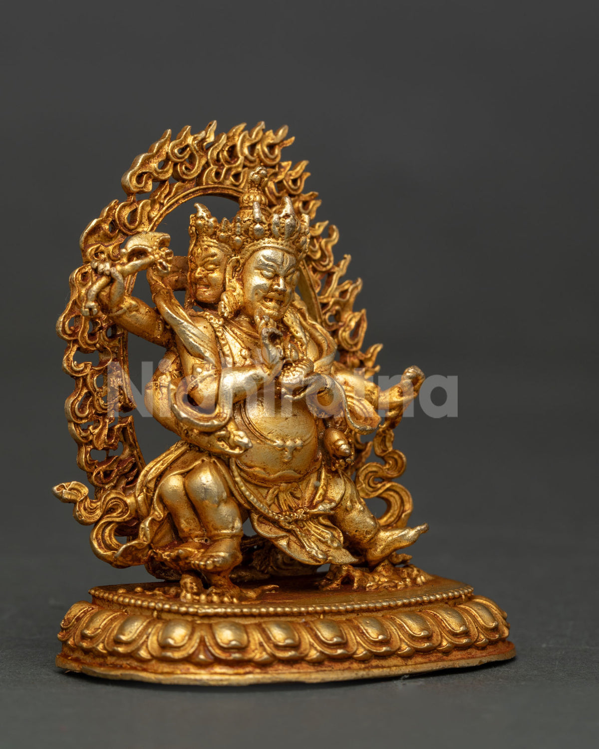 Red Dzambhala Statue