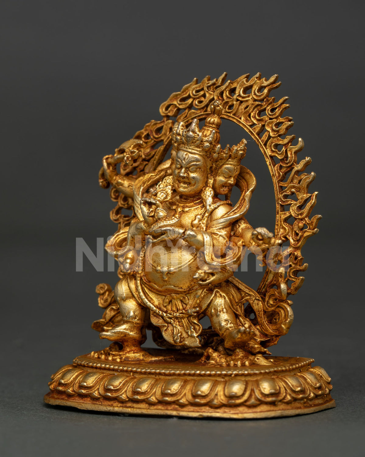 Red Dzambhala Statue