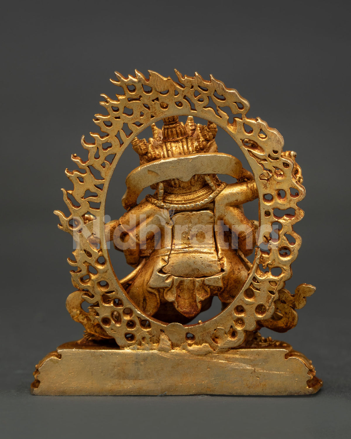 Red Dzambhala Statue