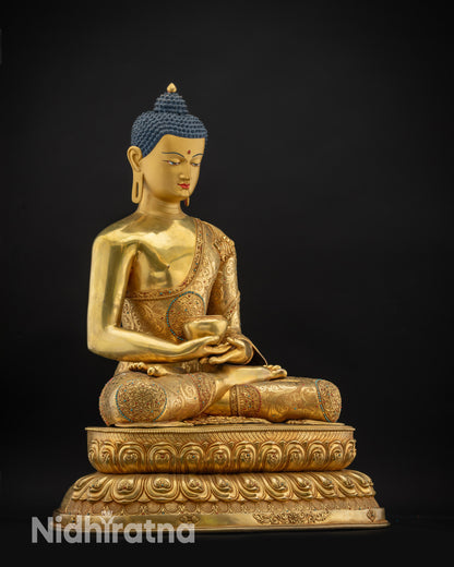 Regular side left Amitabha Buddha Pure Land Buddha spiritual decor
