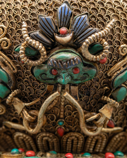 Tibetan Rice Pot | Handcrafted Ritual Vessel from Nepal