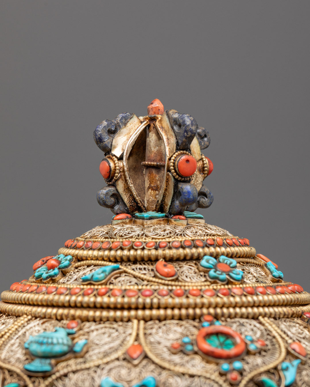 Tibetan Rice Bowl for Sacred Ceremonies | Crafted in Nepal