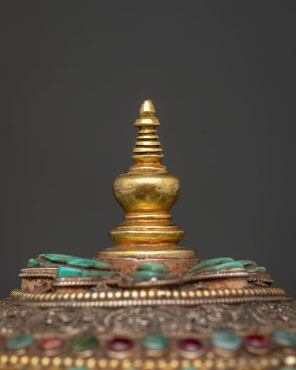 Traditional Rice Pot | Buddhist Ritual Rice Offering Vessel