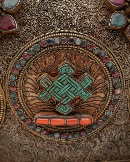 Traditional Rice Pot | Buddhist Ritual Rice Offering Vessel