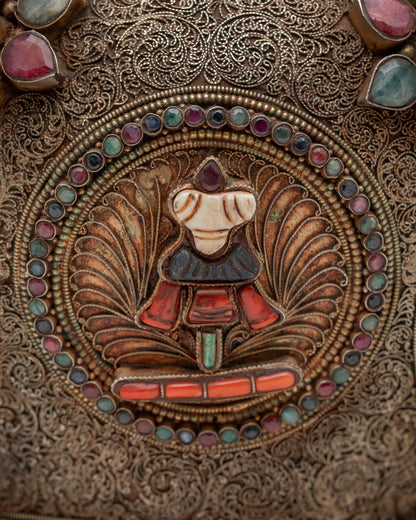 Traditional Rice Pot | Buddhist Ritual Rice Offering Vessel