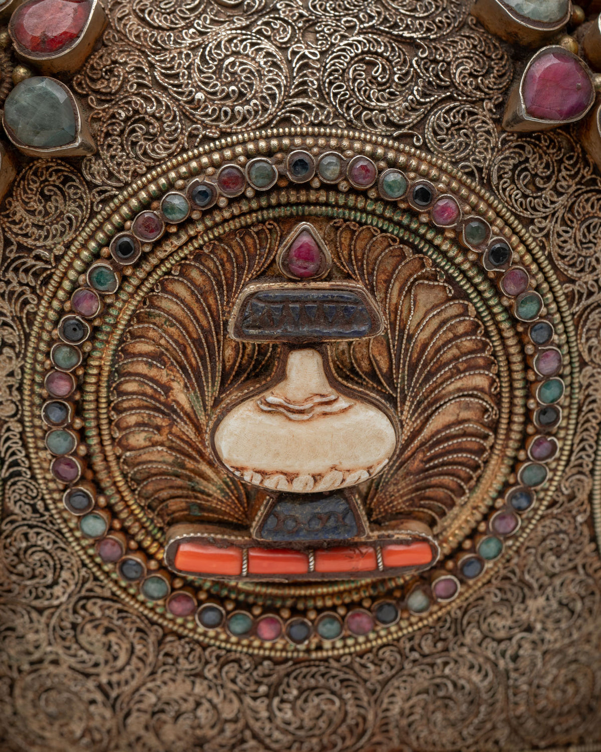 Traditional Rice Pot | Buddhist Ritual Rice Offering Vessel