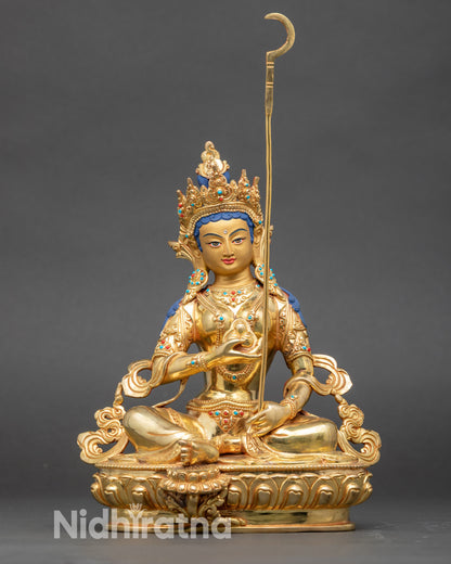 Rig Ngag Tobzhom front view, fierce yet balanced posture with symbolic implements