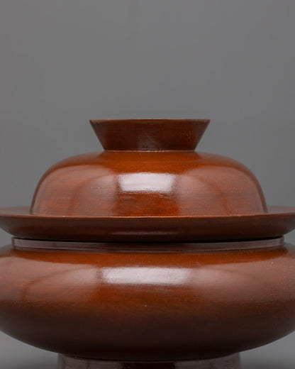 Dark Brown Tibetan Plain Paru