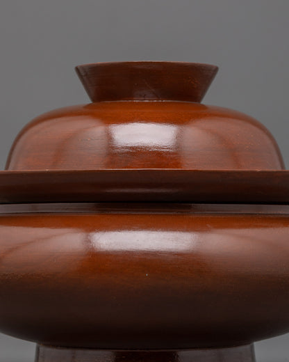 Dark Brown Tibetan Plain Paru