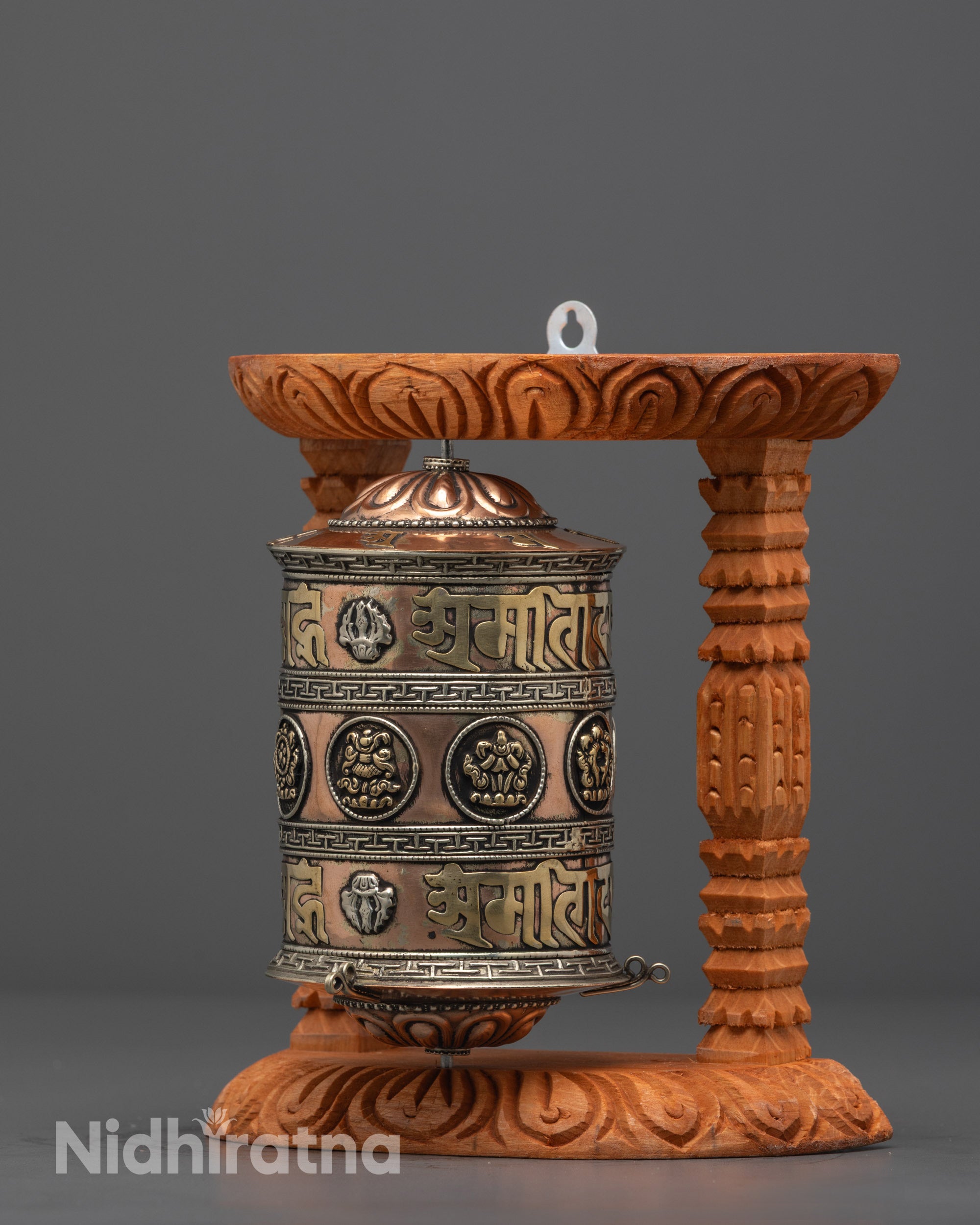 Mantra Prayer Wheel | Sacred Buddhist Spiritual Spinner Wheel